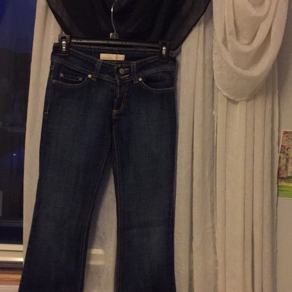 Jeans with beads